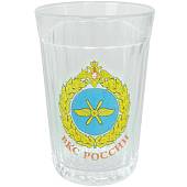 Стакан граненый с символикой ВКС ( Воздушно-космические силы ) России (4609136) - ВОЕНТОРГ ТЫЛОВИК