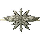 Эмблема ( знак ) петличная ( петлица ) Войска связи защитная (2102018)  - ВОЕНТОРГ ТЫЛОВИК
