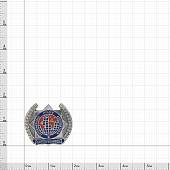 Знак фрачный Международной полицейской ассоциации серебро (2302089) - ВОЕНТОРГ ТЫЛОВИК