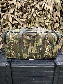 Сумка дорожная с боковыми карманами камуфлированная 60х25х30 45 л мультикам (3310381) - ВОЕНТОРГ ТЫЛОВИК