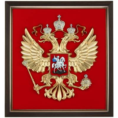 Панно РФ ( Герб РФ ) 400x420 (4406050) - HAKKI.RU