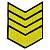 Знак - годичка ( нашивка шеврон ) нарукавный за выслугу лет ( по годам службы ) 8 лет вышитый (2508033) - HAKKI
