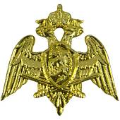Эмблема ( знак ) петличная ( петлица ) ФСВНГ ( Росгвардия ) РФ 23 мм золотистая (2102985) - ВОЕНТОРГ ТЫЛОВИК