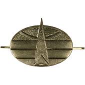Эмблема ( знак ) петличная ( петлица ) Космических войск защитная (2102088) - ВОЕНТОРГ ТЫЛОВИК