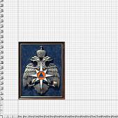 Плакетка ( панно ) Герб МЧС России 450х560 (4406220) - ВОЕНТОРГ ТЫЛОВИК