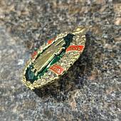 Знак нагрудный ПОГРАНИЧНЫЕ ВОЙСКА СССР / РОДИНА МУЖЕСТВО ЧЕСТЬ СЛАВА на закрутке (2301583) - ВОЕНТОРГ ТЫЛОВИК