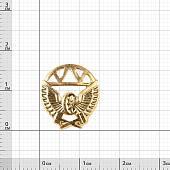 Эмблема ( знак ) петличная ( петлица ) Железнодорожные войска золотистая (2102126) - ВОЕНТОРГ ТЫЛОВИК