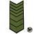 Знак - годичка ( нашивка шеврон ) нарукавный за выслугу лет ( по годам службы ) 19 лет полевой вышитый на липучке (2508069) - HAKKI