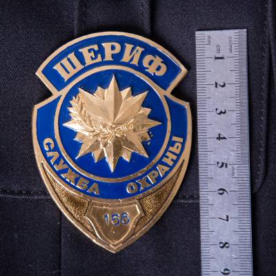 Знак ( жетон ) нагрудный ШЕРИФ служба охраны (2304986) - HAKKI.RU