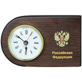 Часы настольные с символикой Герб ( орел ) России деревянные (4103076) - ВОЕНТОРГ ТЫЛОВИК