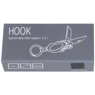 Брелок - мультитул КАЛАШНИКОВ HOOK мультиинструмент 3 в 1 черный (3304999) - HAKKI.RU
