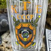 Стакан граненый с символикой КГБ СССР (4609016) - ВОЕНТОРГ ТЫЛОВИК