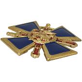 Знак нагрудный ( крест ) МВД РФ - За верность долгу закрутка (2301218) - ВОЕНТОРГ ТЫЛОВИК