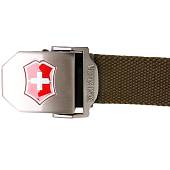 Ремень стропа брючный мужской с бляхой ( пряжкой ) Victorinox D115-21 оливковый (1606056) - ВОЕНТОРГ ТЫЛОВИК