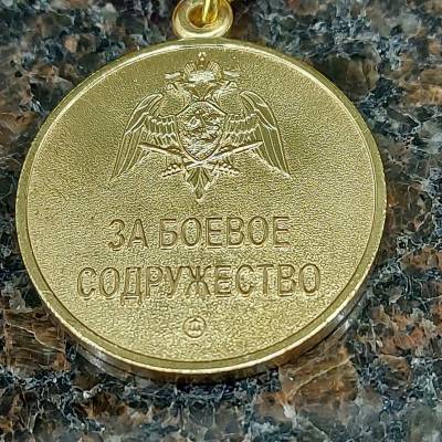 Медаль ФСВНГ ( Росгвардия ) РФ - За боевое содружество (2401959) - HAKKI.RU