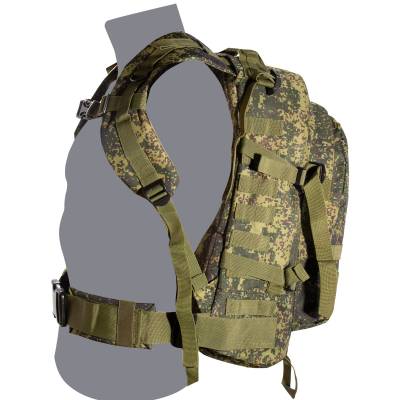 Рюкзак TAC тактический 32х50х28 45 л камуфлированный цифра зеленая (3306054) - HAKKI.RU