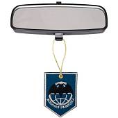 Вымпел мини в авто с вышивкой Военная разведка России 10х7 голубой (4501091) - ВОЕНТОРГ ТЫЛОВИК