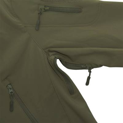 Куртка TAC SoftShell тактическая демисезонная ветровлагозащитная мембрана оливковая (1105103) - HAKKI.RU