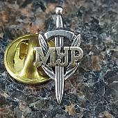 Знак фрачный МУР ( Московский уголовный розыск) 20 мм золотистый (2302136) - ВОЕНТОРГ ТЫЛОВИК