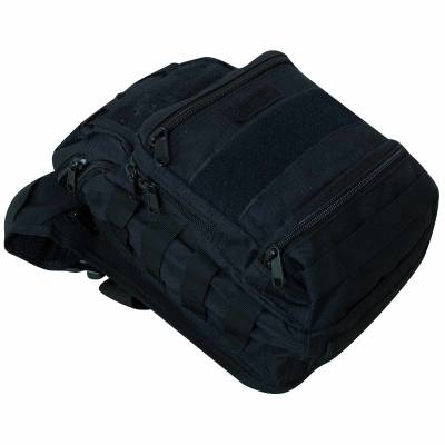 Сумка-органайзер TAC через плечо тактическая MOLLE черная (3310327) - HAKKI.RU