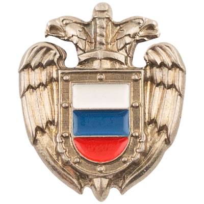 Знак фрачный ФСО России на пимсе золотистый (2302004) - HAKKI.RU