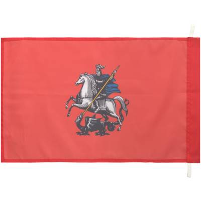 Флаг Герб Москвы ( Георгий Победоносец ) 40х60 (4704037) - HAKKI.RU