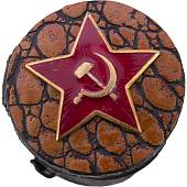 Набор подарочный стопки ( рюмки ) с символикой Звезда СССР в чехле 4х30 мл (4630209) - ВОЕНТОРГ ТЫЛОВИК