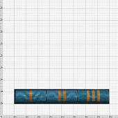 Планка №3 МЧС За отличие в военной службе 1 2 и 3 степени синий фон на заколке (2405159) - ВОЕНТОРГ ТЫЛОВИК