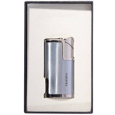 Зажигалка подарочная Lighter Nobilis газовая серебристая (4403953) - HAKKI.RU