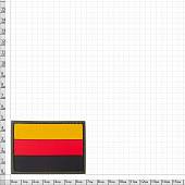 Нашивка ( шеврон патч patch ) тактическая флаг Germany Германия ФРГ 3D PVC(пластизоль)на липучке 7х5 кант защитный триколор (2504744) - ВОЕНТОРГ ТЫЛОВИК