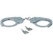 Наручники Handcuffs БР-1КФ ( БР-С БРС ) КРАБ конвойные с фиксатором никелированные (3204017) - ВОЕНТОРГ ТЫЛОВИК