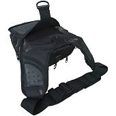 Сумка-органайзер TAC через плечо тактическая MOLLE камуфлированная camo-multi черный (3310324) - ВОЕНТОРГ ТЫЛОВИК