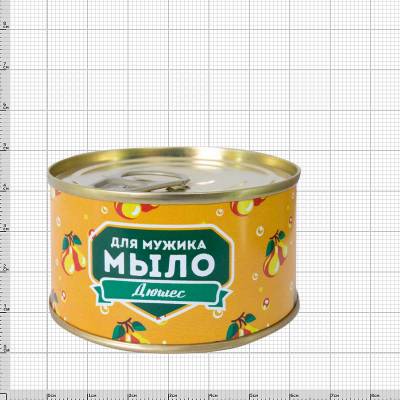Мыло в банке консервированное подарочное для мужика Дюшес (4804134) - HAKKI.RU