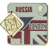 Значок ( знак ) олимпийский Лондон / London 2012 команда России Баскетбол / Basketball коллекционный на пимсе (2308021) - ВОЕНТОРГ ТЫЛОВИК