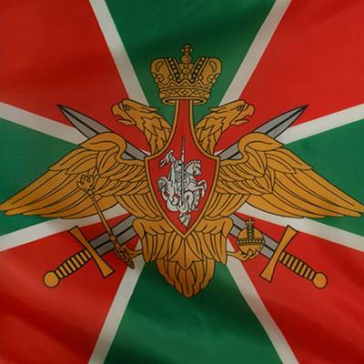 Флаг Пограничная Служба ФСБ России 90х135 (4701006) - HAKKI.RU