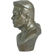 Бюст ( скульптура ) В.Ф. Маргелов настольный 21 см серебристый (4904972) - ВОЕНТОРГ ТЫЛОВИК