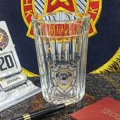 Стакан граненый с символикой КГБ СССР (4609135) - ВОЕНТОРГ ТЫЛОВИК