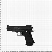 Пистолет GALAXY пневматический страйкбольный Colt 1911 PD с глушителем магазин 10 шт калибр 6 мм (3219053) - ВОЕНТОРГ ТЫЛОВИК