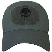Бейсболка TAC тактическая Skull с липучками ( velcro лента контактная ) застежка липучка рип-стоп серая (1401124) - ВОЕНТОРГ ТЫЛОВИК