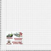 Комплект наклеек на авто 9 мая / ИЛ-2 / А вместо сердца пламенный мотор / От винта / Прикрой атакую 48х38 винил (12011082) - ВОЕНТОРГ ТЫЛОВИК