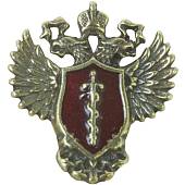 Знак фрачный ФСКН ( Федеральная служба по контролю за оборотом наркотиков ) РФ на пимсе (2302138) - ВОЕНТОРГ ТЫЛОВИК