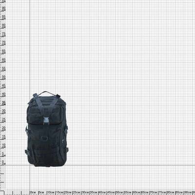 Рюкзак TAC штурмовой MOLLE 24х44х24 25 л черный (3306501) - HAKKI.RU