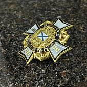 Знак нагрудный ( крест ) 300 лет ВМФ / С нами Бог и Андреевский флаг / 1696-1996 закрутка (2301521) - ВОЕНТОРГ ТЫЛОВИК