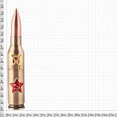 Зажигалка патрон с символикой Кавалерия РККА / Звезда СССР газовая 140 мм золотистая (4403077) - ВОЕНТОРГ ТЫЛОВИК
