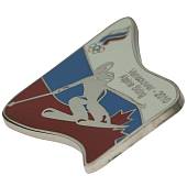 Значок ( знак ) олимпийский Ванкувер / Vancouwer 2010 команда России Горные лыжи / Alpine Sking коллекционный на пимсе (2308040) - ВОЕНТОРГ ТЫЛОВИК