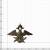 Эмблема ( знак ) петличная ( петлица ) ВВС / ВКС Авиация (2102028) - HAKKI.RU