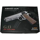 Пистолет GALAXY пневматический страйкбольный Colt 1911 Classic black магазин 12 шт калибр 6 мм (3219002) - ВОЕНТОРГ ТЫЛОВИК