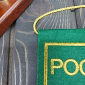 Вымпел средний с символикой ФТС РОССИИ 15х21 зеленый (4503047) - ВОЕНТОРГ ТЫЛОВИК