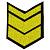 Знак - годичка ( нашивка шеврон ) нарукавный за выслугу лет ( по годам службы ) 11 лет вышитый на липучке (2508011) - HAKKI