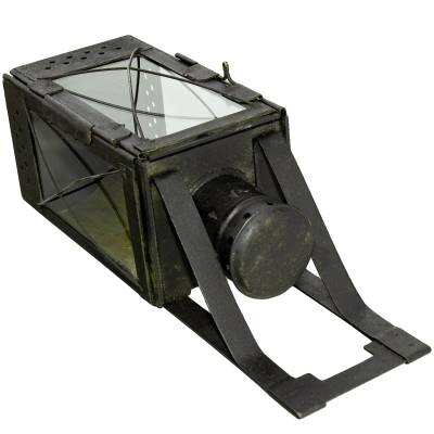 Фонарь свечной железнодорожный 1958 г. черный оригинал (3311010) - HAKKI.RU